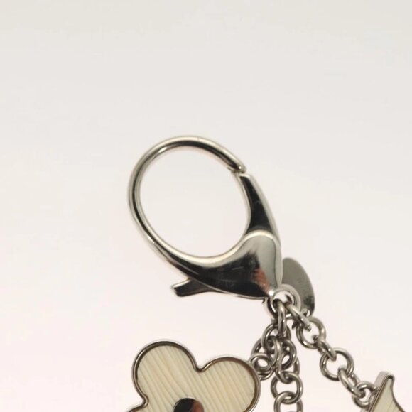 LOUIS VUITTON Bijoux Sac Fleur De Epie Key Holder White M65085 LV Auth mr1488 - Picture 6 of 9